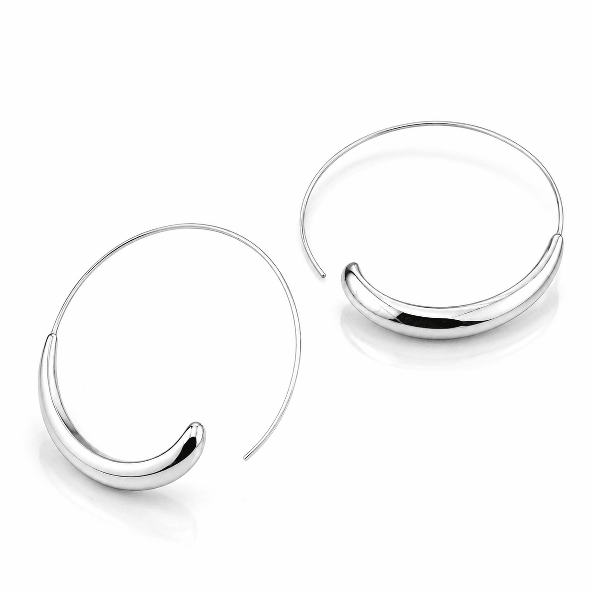 Modern Loop Earrings - NAFALUXE