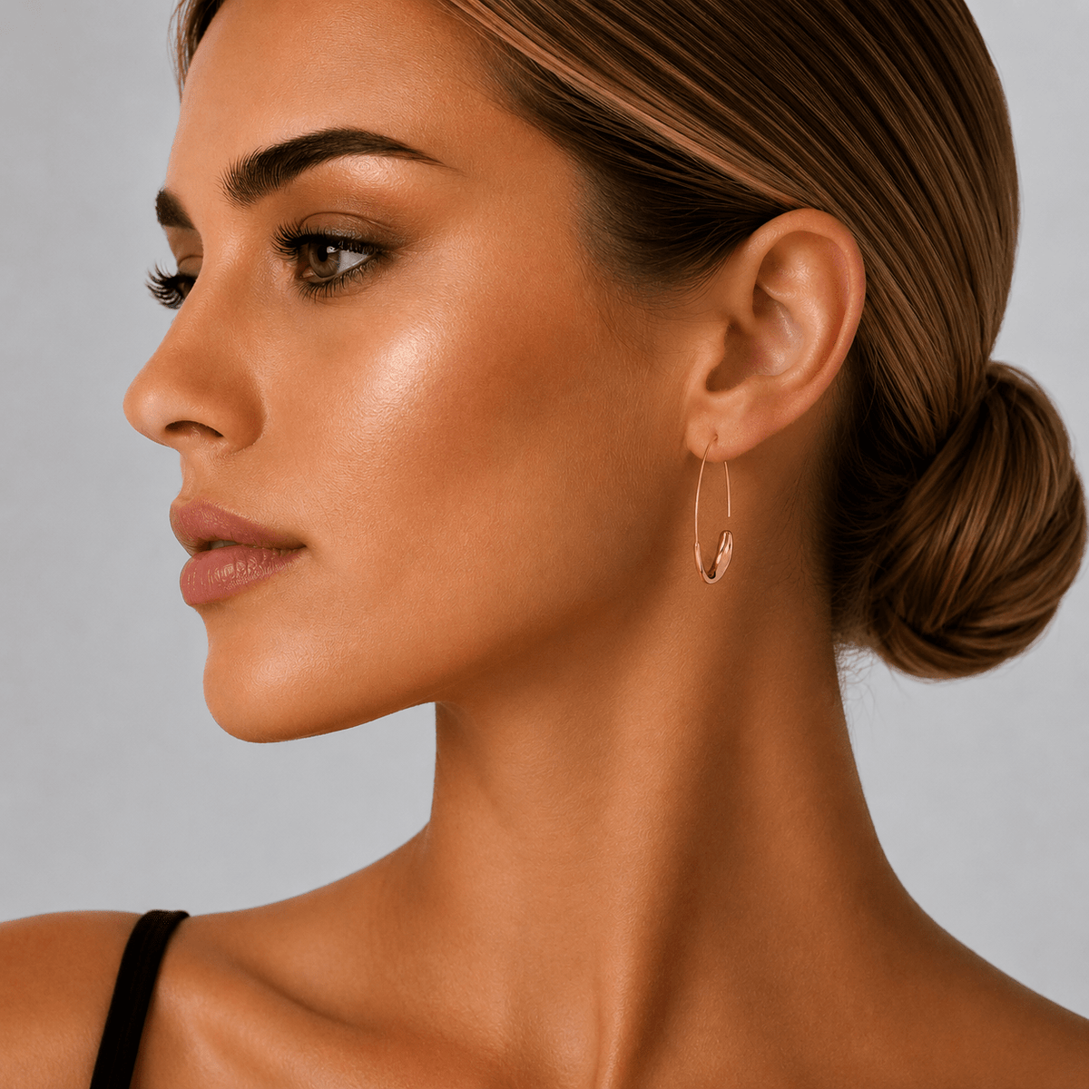 Modern Loop Earrings - NAFALUXE