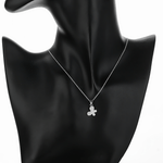 Pavé Butterfly Pendant Necklace – 925 Silver - NAFALUXE