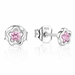 Pink Blossom Stud Earrings - NAFALUXE