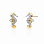 Seahorse Stud Earrings - NAFALUXE