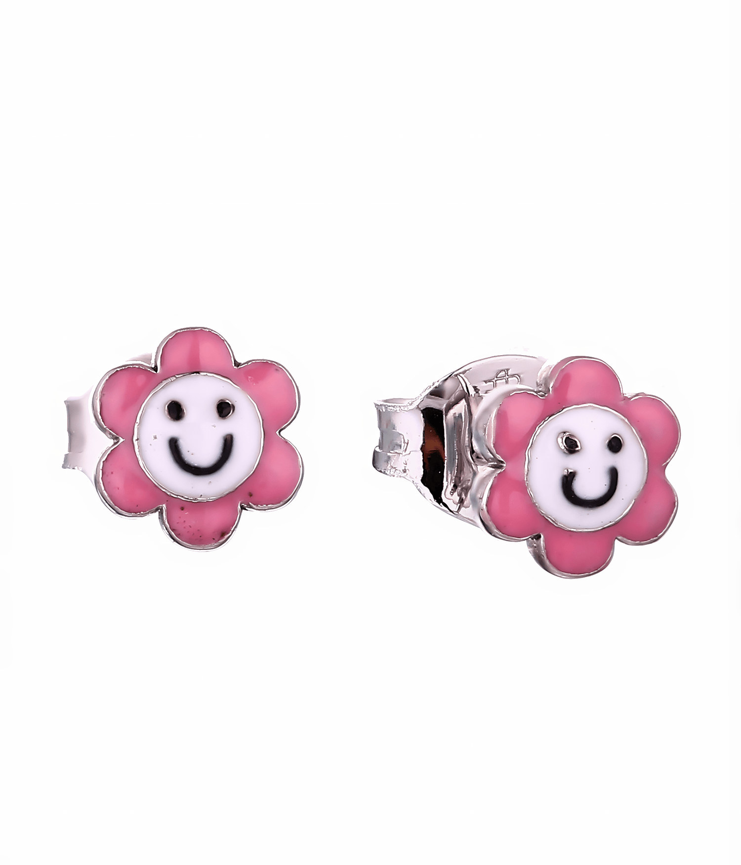 Smiley Flower Stud Earrings - NAFALUXE