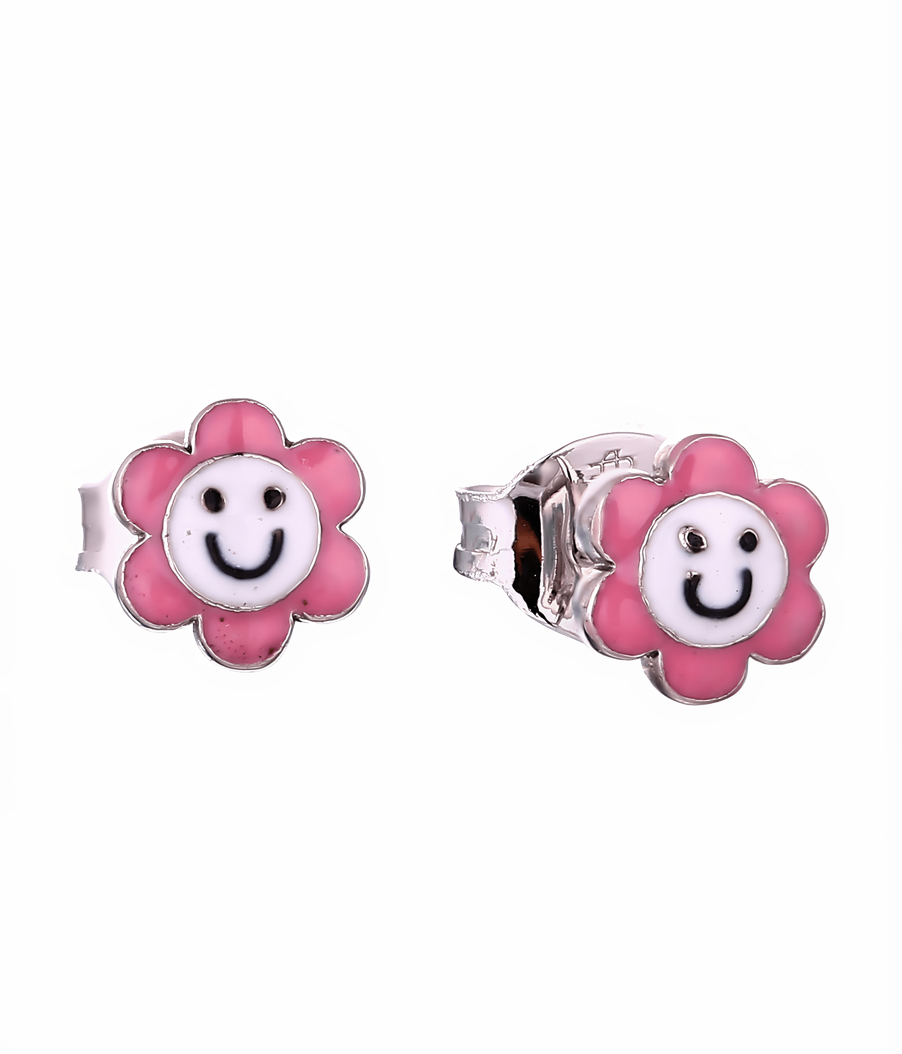 Smiley Flower Stud Earrings - NAFALUXE