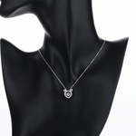 Sparkling Cat Face Necklace – 925 Silver - NAFALUXE