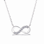 Sparkling Infinity Symbol Necklace - NAFALUXE