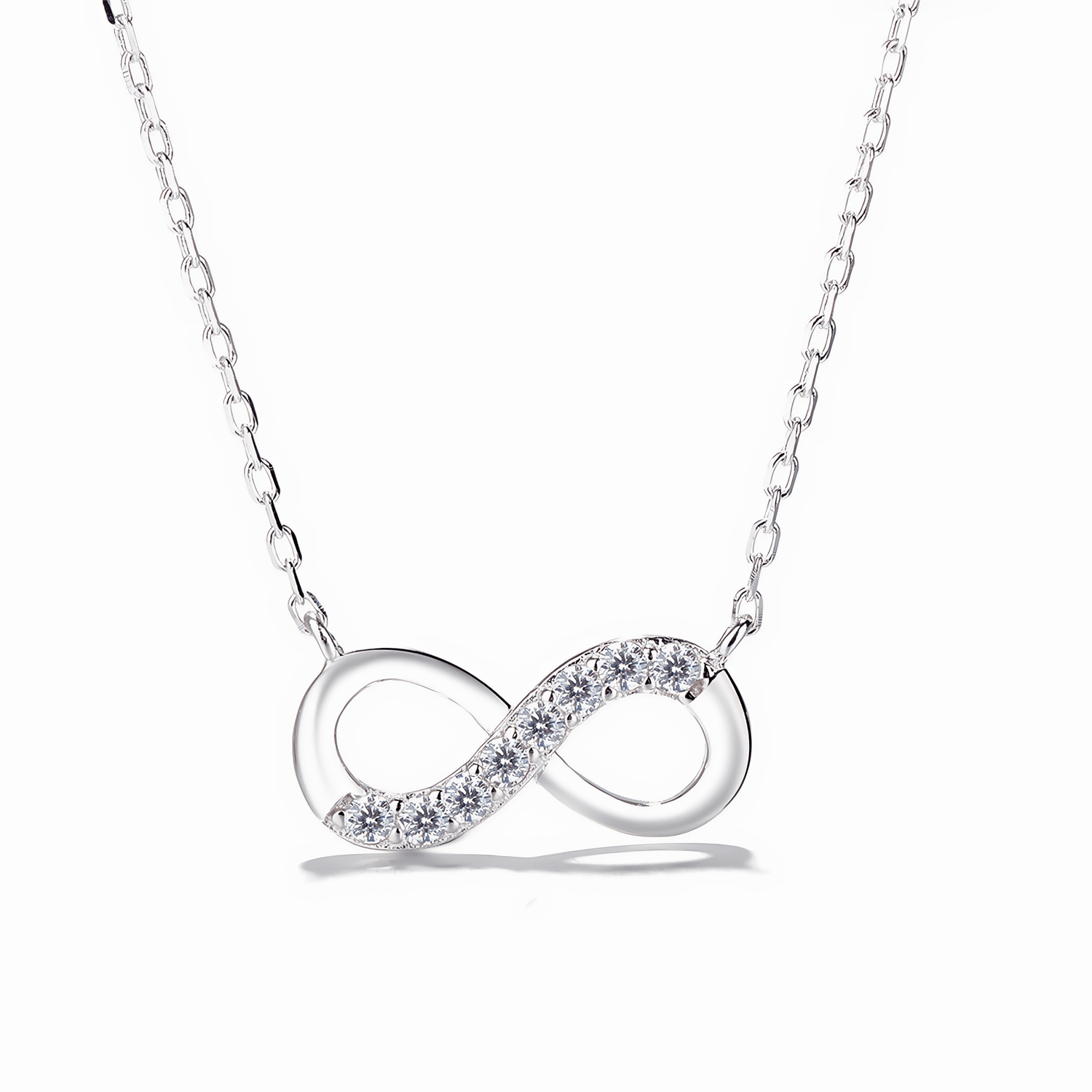 Sparkling Infinity Symbol Necklace - NAFALUXE