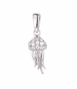 Sparkling Jellyfish Necklace - NAFALUXE