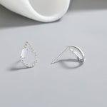 Sterling Silver 925 Teardrop Earrings – Clear AAA Cubic Zirconia - NAFALUXE
