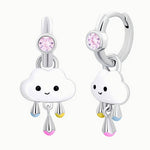 Sterling Silver 925 with Enamel & Pink CZ - NAFALUXE