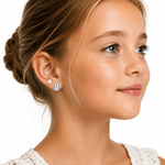 Title: Bunny & Blossom Kids Stud Earrings – 925 Sterling Silver - NAFALUXE