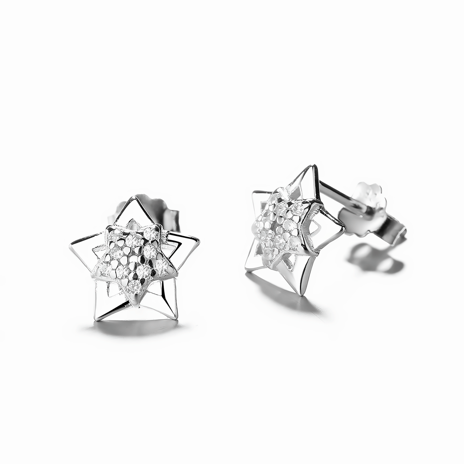Twinkle Star Crystal Studs - NAFALUXE