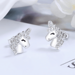Unicorn Silver Studs - NAFALUXE