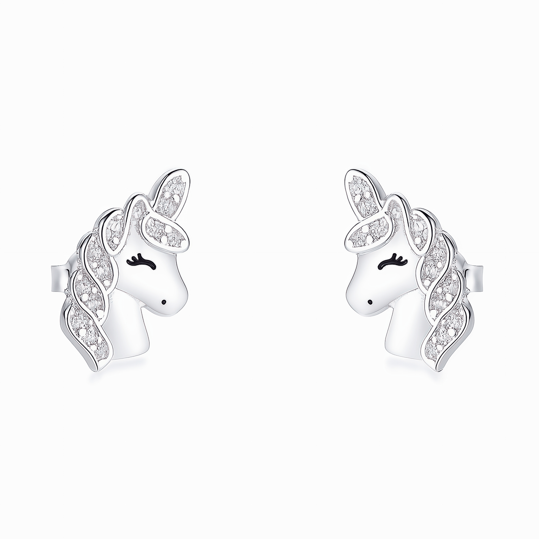 Unicorn Silver Studs - NAFALUXE