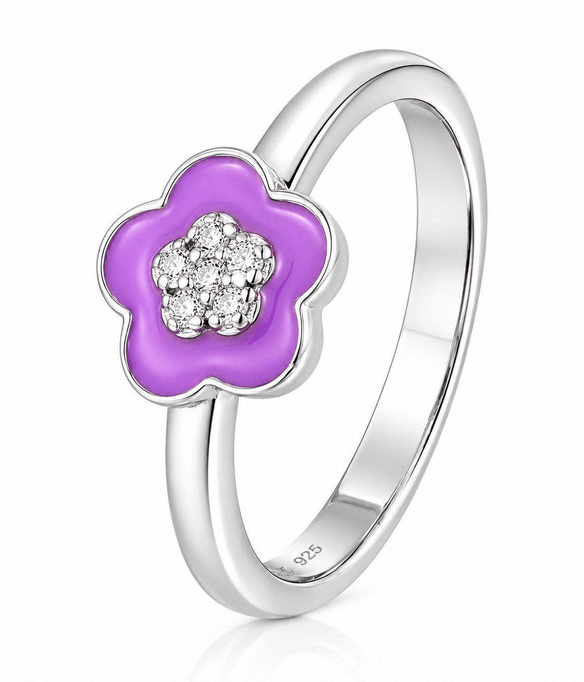 Violet Blossom Ring - NAFALUXE